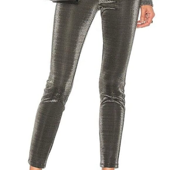 Lovers and Friends x REVOLVE Lights Out Legging in Gunmetal silver size XSmall - Picture 2 of 15